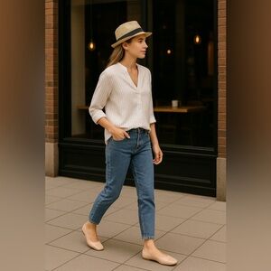 DV by Dolce Vita Nude Patent Ballet Flats